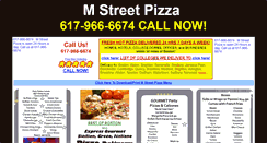 Desktop Screenshot of mstreetpizza.com